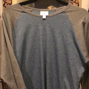 Lularoe Randy size L blue/gray